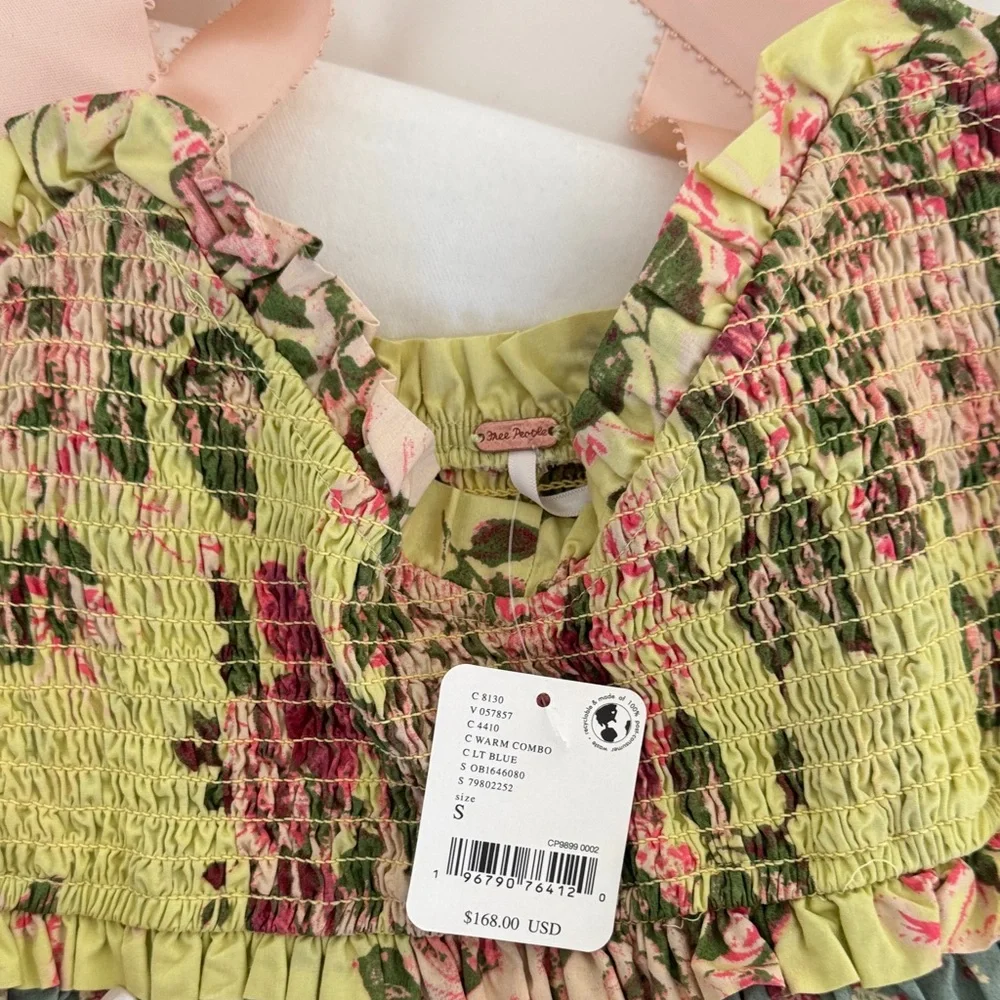Free people Blue bell floral maxi NWT - Picture 5 of 7